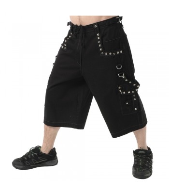 Men's Metal Short With Pyramids Gothic Men's Metal Summer Short